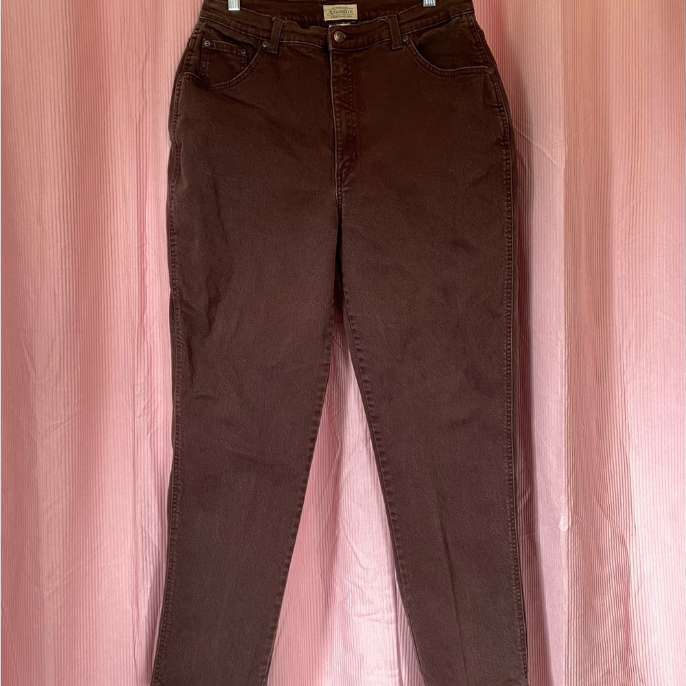 St. John's Bay High Rise Brown Jeans